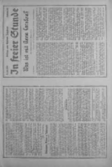 In freier Stunde.Beilage zum Posener Tageblatt 1934.06.28 Nr142