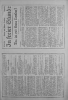 In freier Stunde.Beilage zum Posener Tageblatt 1934.06.29 Nr144