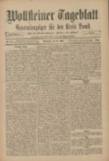 Wollsteiner Tageblatt: Generalanzeiger für den Kreis Bomst: mit der Gratis-Beilage: "Blätter und Blüten" 1910.05.18 Nr113
