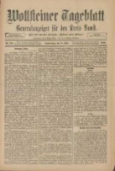 Wollsteiner Tageblatt: Generalanzeiger für den Kreis Bomst: mit der Gratis-Beilage: "Blätter und Blüten" 1910.06.09 Nr132