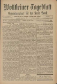 Wollsteiner Tageblatt: Generalanzeiger für den Kreis Bomst: mit der Gratis-Beilage: "Blätter und Blüten" 1910.06.28 Nr148