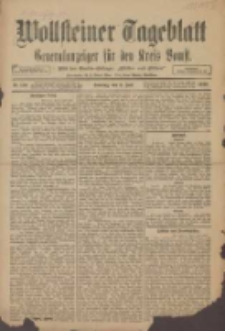 Wollsteiner Tageblatt: Generalanzeiger für den Kreis Bomst: mit der Gratis-Beilage: "Blätter und Blüten" 1910.07.03 Nr153