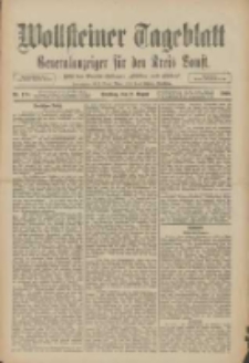 Wollsteiner Tageblatt: Generalanzeiger für den Kreis Bomst: mit der Gratis-Beilage: "Blätter und Blüten" 1910.08.02 Nr178
