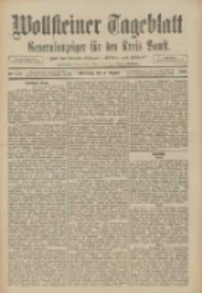 Wollsteiner Tageblatt: Generalanzeiger für den Kreis Bomst: mit der Gratis-Beilage: "Blätter und Blüten" 1910.08.03 Nr179