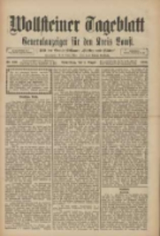 Wollsteiner Tageblatt: Generalanzeiger für den Kreis Bomst: mit der Gratis-Beilage: "Blätter und Blüten" 1910.08.04 Nr180