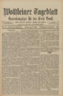 Wollsteiner Tageblatt: Generalanzeiger für den Kreis Bomst: mit der Gratis-Beilage: "Blätter und Blüten" 1910.08.09 Nr184