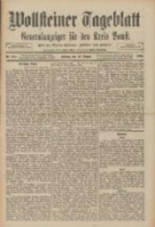 Wollsteiner Tageblatt: Generalanzeiger für den Kreis Bomst: mit der Gratis-Beilage: "Blätter und Blüten" 1910.08.12 Nr187
