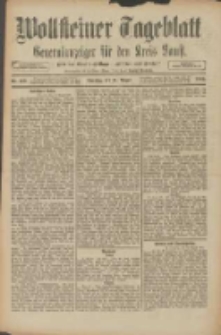 Wollsteiner Tageblatt: Generalanzeiger für den Kreis Bomst: mit der Gratis-Beilage: "Blätter und Blüten" 1910.08.14 Nr189
