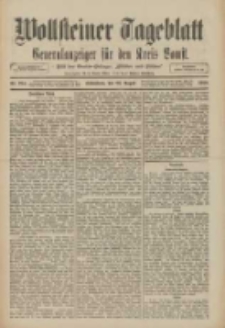 Wollsteiner Tageblatt: Generalanzeiger f&uuml;r den Kreis Bomst: mit der Gratis-Beilage: "Bl&auml;tter und Bl&uuml;ten" 1910.08.20 Nr194