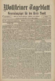 Wollsteiner Tageblatt: Generalanzeiger für den Kreis Bomst: mit der Gratis-Beilage: "Blätter und Blüten" 1910.08.20 Nr194