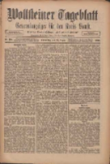 Wollsteiner Tageblatt: Generalanzeiger für den Kreis Bomst: mit der Gratis-Beilage: "Blätter und Blüten" 1910.08.25 Nr198