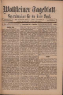Wollsteiner Tageblatt: Generalanzeiger f&uuml;r den Kreis Bomst: mit der Gratis-Beilage: "Bl&auml;tter und Bl&uuml;ten" 1910.09.01 Nr204