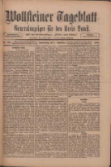 Wollsteiner Tageblatt: Generalanzeiger für den Kreis Bomst: mit der Gratis-Beilage: "Blätter und Blüten" 1910.09.01 Nr204