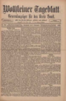 Wollsteiner Tageblatt: Generalanzeiger für den Kreis Bomst: mit der Gratis-Beilage: "Blätter und Blüten" 1910.09.03 Nr206