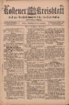Kostener Kreisblatt: amtliches Veröffentlichungsblatt für den Kreis Kosten 1897.09.25 Jg.32 Nr39