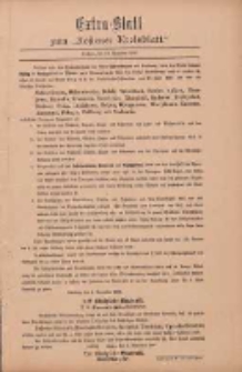 Kostener Kreisblatt: amtliches Veröffentlichungsblatt für den Kreis Kosten 1897.11.10 Extra Blatt