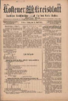 Kostener Kreisblatt: amtliches Veröffentlichungsblatt für den Kreis Kosten 1899.04.21 Jg.34 Nr32
