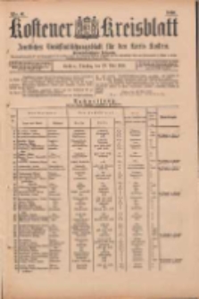 Kostener Kreisblatt: amtliches Veröffentlichungsblatt für den Kreis Kosten 1899.05.23 Jg.34 Nr41