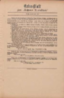 Kostener Kreisblatt: amtliches Veröffentlichungsblatt für den Kreis Kosten 1899.07.18 Extra Blatt