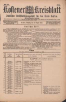 Kostener Kreisblatt: amtliches Veröffentlichungsblatt für den Kreis Kosten 1899.08.08 Jg.34 Nr63