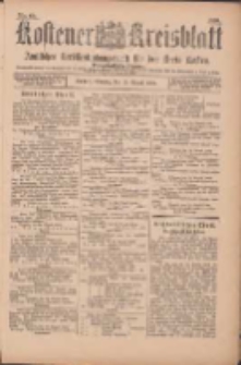 Kostener Kreisblatt: amtliches Veröffentlichungsblatt für den Kreis Kosten 1899.08.29 Jg.34 Nr69