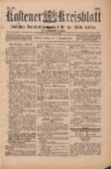 Kostener Kreisblatt: amtliches Veröffentlichungsblatt für den Kreis Kosten 1899.11.07 Jg.34 Nr89