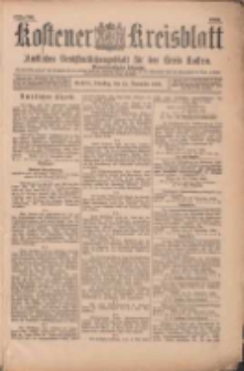 Kostener Kreisblatt: amtliches Veröffentlichungsblatt für den Kreis Kosten 1899.11.21 Jg.34 Nr93