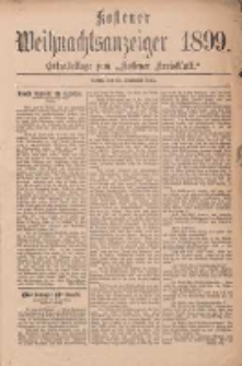 Kostener Kreisblatt: amtliches Veröffentlichungsblatt für den Kreis Kosten 1899.12.19 Extra Beilage