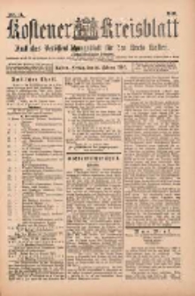 Kostener Kreisblatt: amtliches Veröffentlichungsblatt für den Kreis Kosten 1900.02.16 Jg.35 Nr14