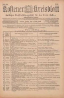 Kostener Kreisblatt: amtliches Veröffentlichungsblatt für den Kreis Kosten 1900.03.09 Jg.35 Nr20