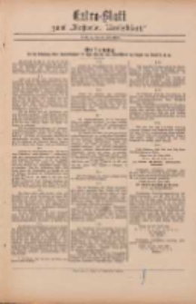 Kostener Kreisblatt: amtliches Veröffentlichungsblatt für den Kreis Kosten 1900.07.30 Extra Blatt