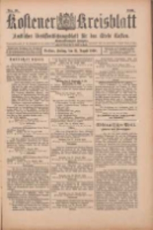 Kostener Kreisblatt: amtliches Veröffentlichungsblatt für den Kreis Kosten 1900.08.31 Jg.35 Nr70