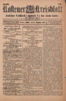 Kostener Kreisblatt: amtliches Veröffentlichungsblatt für den Kreis Kosten 1900.12.28 Jg.35 Nr104