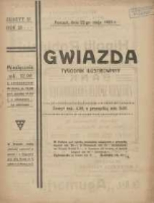 Gwiazda: tygodnik narodowy ilustrowany 1921.05.22 R.20 Nr21