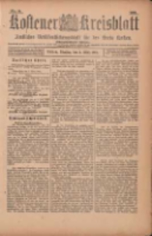 Kostener Kreisblatt: amtliches Veröffentlichungsblatt für den Kreis Kosten 1901.03.05 Jg.36 Nr19