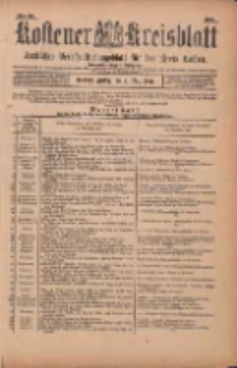 Kostener Kreisblatt: amtliches Ver&ouml;ffentlichungsblatt f&uuml;r den Kreis Kosten 1901.03.08 Jg.36 Nr20