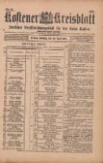 Kostener Kreisblatt: amtliches Veröffentlichungsblatt für den Kreis Kosten 1901.04.30 Jg.36 Nr35
