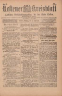 Kostener Kreisblatt: amtliches Veröffentlichungsblatt für den Kreis Kosten 1901.05.07 Jg.36 Nr37