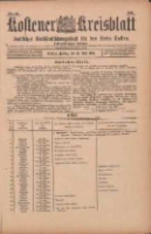 Kostener Kreisblatt: amtliches Veröffentlichungsblatt für den Kreis Kosten 1901.05.10 Jg.36 Nr38