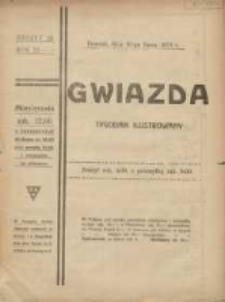 Gwiazda: tygodnik narodowy ilustrowany 1921.07.10 R.20 Nr28