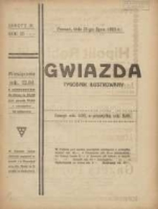 Gwiazda: tygodnik narodowy ilustrowany 1921.07.31 R.20 Nr31
