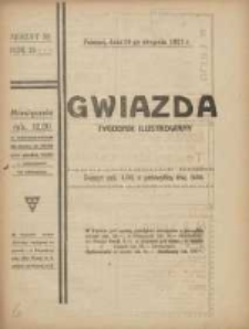Gwiazda: tygodnik narodowy ilustrowany 1921.08.14 R.20 Nr33