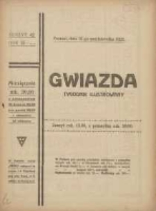 Gwiazda: tygodnik narodowy ilustrowany 1921.10.16 R.20 Nr42