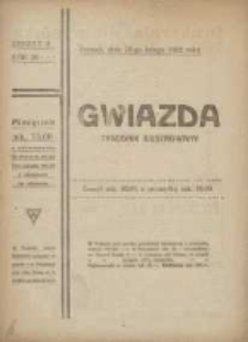 Gwiazda: tygodnik narodowy ilustrowany 1922.02.26 R.21 Nr9