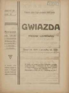 Gwiazda: tygodnik narodowy ilustrowany 1922.06.04 R.21 Nr23