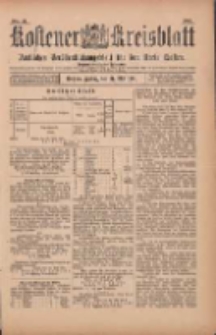 Kostener Kreisblatt: amtliches Veröffentlichungsblatt für den Kreis Kosten 1901.05.31 Jg.36 Nr44