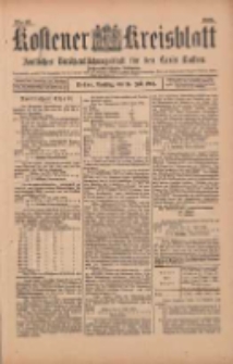 Kostener Kreisblatt: amtliches Veröffentlichungsblatt für den Kreis Kosten 1901.07.16 Jg.36 Nr57