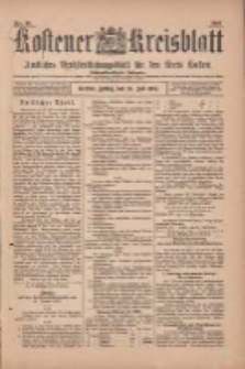 Kostener Kreisblatt: amtliches Ver&ouml;ffentlichungsblatt f&uuml;r den Kreis Kosten 1901.07.26 Jg.36 Nr60