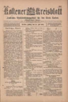 Kostener Kreisblatt: amtliches Veröffentlichungsblatt für den Kreis Kosten 1901.07.26 Jg.36 Nr60
