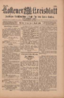 Kostener Kreisblatt: amtliches Veröffentlichungsblatt für den Kreis Kosten 1901.08.02 Jg.36 Nr62